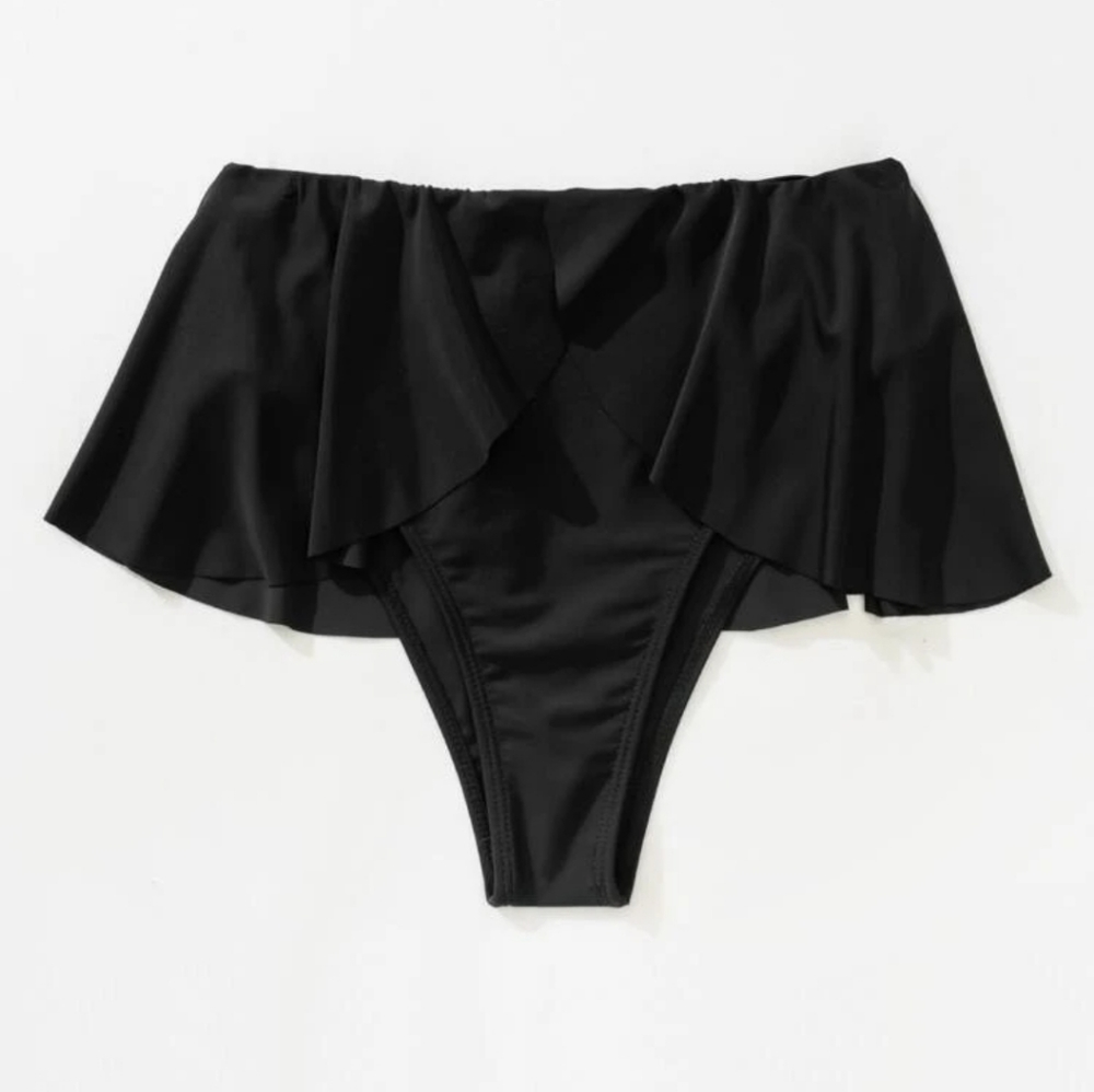 Black Bikini Skort